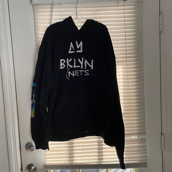 Mens Brooklyn nets hoodie city style - Picture 1 of 3